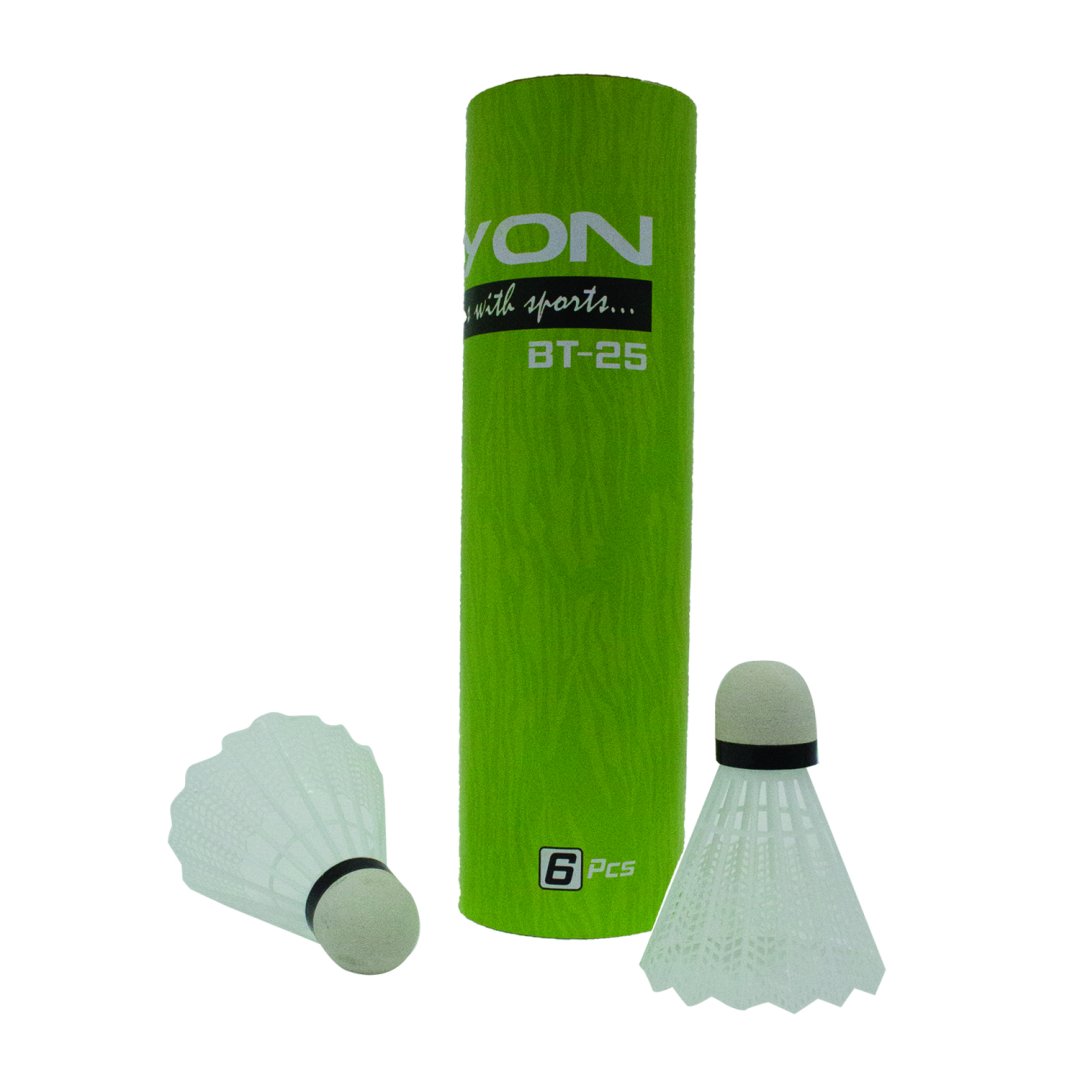 BADMINTON TOPU (PLASTİK) 6’LI BT-25 • TRYON