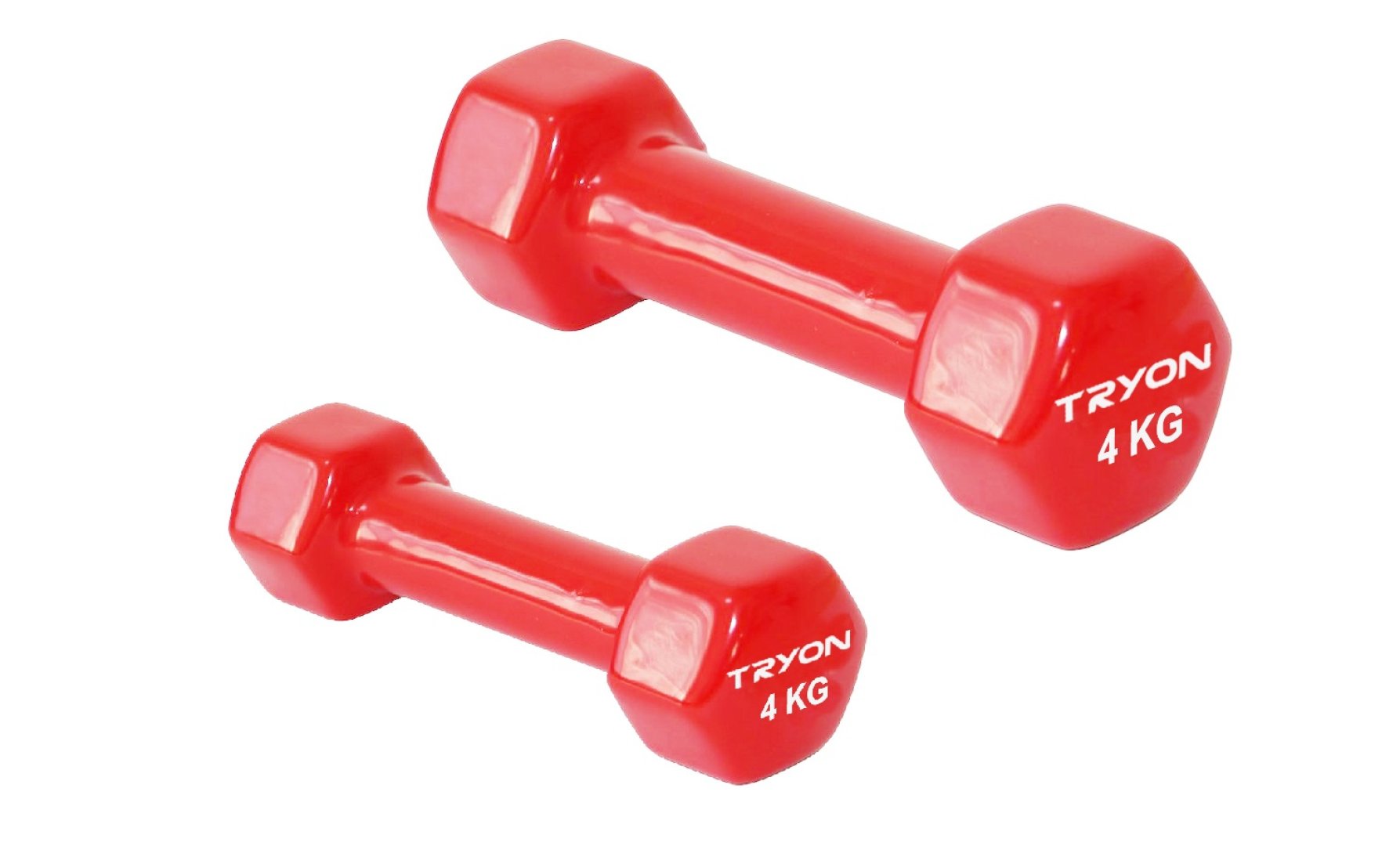VINYL DUMBELL 2X4 KG VD-04 • TRYON